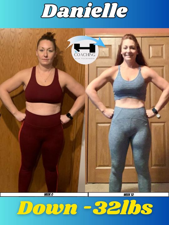 Danielle, i2 Fitness member — down 32 pounds