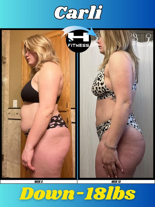 Carli, i2 Fitness member — down 18 pounds